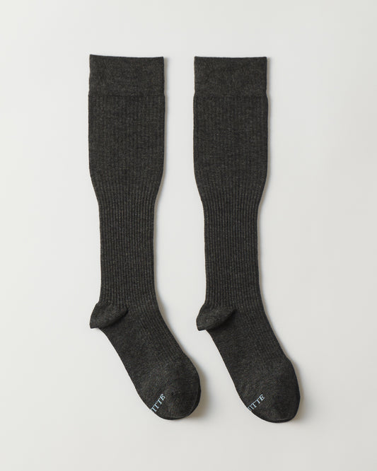 [SET] elitude socks charcoal & black